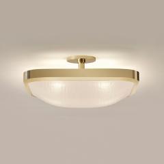  Gaspare Asaro Uno Square Ceiling Light Alpine Green and Satin Brass Finish - 3618635
