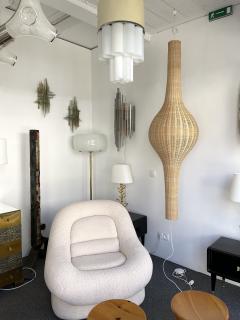  Gasparucci Italo Large Natural Rattan Pendant Light by Gasparucci Italo 1980s - 2041524
