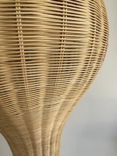 Gasparucci Italo Large Natural Rattan Pendant Light by Gasparucci Italo 1980s - 2041528