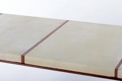  Gauthier Poinsignon Art Deco Mahohany and Velum Console Table by Gauthier Poinsignon - 1452776