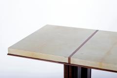  Gauthier Poinsignon Art Deco Mahohany and Velum Console Table by Gauthier Poinsignon - 1452780