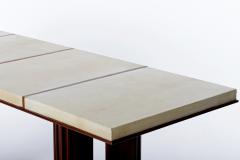  Gauthier Poinsignon Art Deco Mahohany and Velum Console Table by Gauthier Poinsignon - 1452783