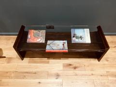  Gavina SpA Rectangular table magazine rack in Rosewood glass - 3144108