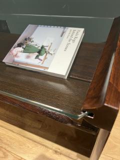  Gavina SpA Rectangular table magazine rack in Rosewood glass - 3144109