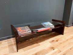 Gavina SpA Rectangular table magazine rack in Rosewood glass - 3144111