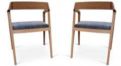  Geiger International Inc Full Twist Guest Chairs in Ash Wood by Mark Goetz for Herman Miller circa 2017 - 3041560