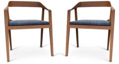  Geiger International Inc Full Twist Guest Chairs in Ash Wood by Mark Goetz for Herman Miller circa 2017 - 3041563