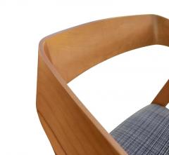  Geiger International Inc Full Twist Guest Chairs in Ash Wood by Mark Goetz for Herman Miller circa 2017 - 3041603