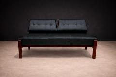  Gelli Ind stria de M veis Loveseat with Extendable side tables in Hardwood Leather Gelli - 4542559