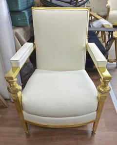  Genes Babut Genes Babut and Poillerat superb pair of French Neo classic chairs - 1409323