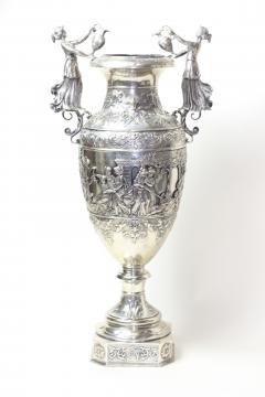  Georg Roth Co Hanau Silver Plated Neoclassic Vase or Urn by Georg Roth Co 1900 Germany - 2745153