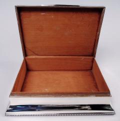  George Henry Cowell Rare English Edwardian Classical Sterling Silver Jeweled Box 1908 - 3984069