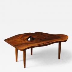  George Nakashima Woodworkers English Walnut Slab Coffee Table by George Nakashima - 3617909