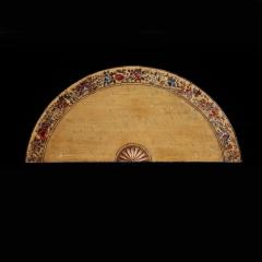 George Seddon Sons Painted Demi Lune Pier Table Likely by Seddon Sons and Sons and Shackleton - 4599425