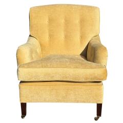  George Smith George Smith Beige Linen Upholstered Roll Arm Club Chair 1 of 2 - 4438074