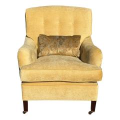  George Smith George Smith Beige Linen Upholstered Roll Arm Club Chair 1 of 2 - 4439568