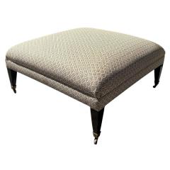  George Smith George Smith Standard Ottoman Bench W Geometric Ulpholstery - 4359348