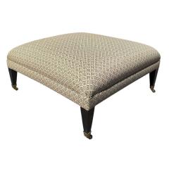  George Smith George Smith Standard Ottoman Bench W Geometric Ulpholstery - 4359349