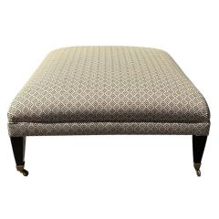  George Smith George Smith Standard Ottoman Bench W Geometric Ulpholstery - 4359353