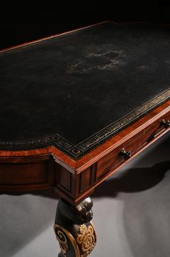  George Smith Regency Mahogany Partners Writing Table In The Manner Of George Smith - 4415413
