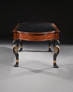  George Smith Regency Mahogany Partners Writing Table In The Manner Of George Smith - 4415414