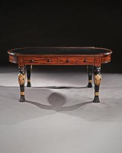  George Smith Regency Mahogany Partners Writing Table In The Manner Of George Smith - 4415415