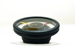  George Sowden Nathalie du Pasquier Postmodern Round Pop Art Desk or Table Clock Memphis Milano Style Italy 1990s - 4064816