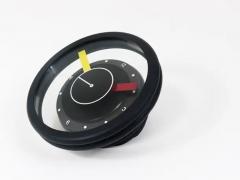  George Sowden Nathalie du Pasquier Postmodern Round Pop Art Desk or Table Clock Memphis Milano Style Italy 1990s - 4064888