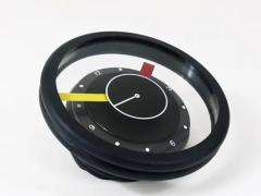  George Sowden Nathalie du Pasquier Postmodern Round Pop Art Desk or Table Clock Memphis Milano Style Italy 1990s - 4064889