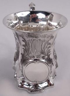  George Unite Antique English Victorian Classical Sterling Silver Baby Cup 1853 - 4147692