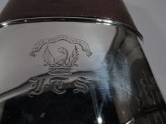  George Unite Jumbo Big Game Era English Sterling Silver Safari Flask 1888 - 3748998