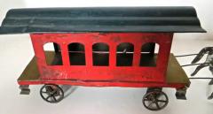  George W Brown Co American Tin Toy Trolley circa 1880 - 3142285