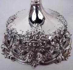  George W Shiebler Co Pair of Shiebler Victorian Classical Sterling Silver Candlesticks - 4537227