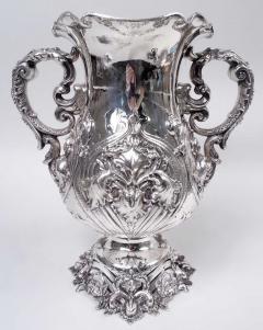  George W Shiebler Co Shiebler American Art Nouveau Sterling Silver Amphora Vase Wine Cooler - 4206176