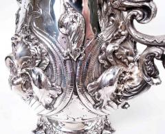  George W Shiebler Co Shiebler American Art Nouveau Sterling Silver Amphora Vase Wine Cooler - 4206187