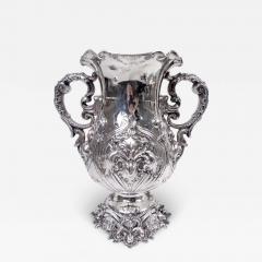  George W Shiebler Co Shiebler American Art Nouveau Sterling Silver Amphora Vase Wine Cooler - 4207910