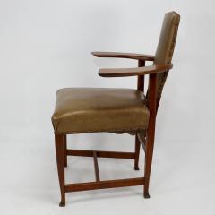  George Walton George Walton An Arts Crafts Glasgow School Oak Abingdon Armchair - 4183077