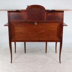  George Walton George Walton Arts Crafts Walnut Desk with Secret Drawers Heart Escutcheons - 4183090