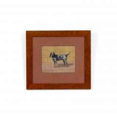  Georges Busson Georges Busson Art Deco Wire Haired Spaniel Dog Watercolor 1 - 3173927