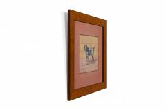  Georges Busson Georges Busson Art Deco Wire Haired Spaniel Dog Watercolor 1 - 3173928