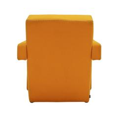  Gerrit Thomas Rietveld 20th Century Thomas Rietveld Orange Wool Fabric Pair Of Utrecht Armchairs 1935 - 4573058