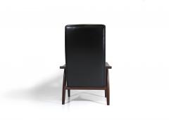  Getama Hans Wegner for Getama High back in Black Leather - 3154471