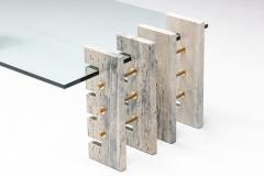  Gianfranco Ferr Home Fitzroy Travertine Coffee Table by Gianfranco Ferr Home Italy 2010s - 3506707