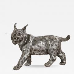  Gianmaria Buccellati Gianmaria Buccellati a Rare and Exceptional Italian Silver Bobcat - 3341656