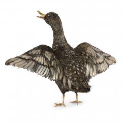 Gianmaria Buccellati Italian Silver Furry Duck Sculpture by Buccellati - 4705998