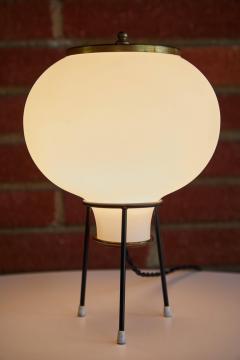  Gilardi Barzaghi 1950s Gilardi Barzaghi Glass Tripod Table Lamp - 688963