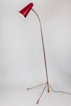  Gilardi Barzaghi Large 1950s Gilardi Barzaghi Adjustable Floor Lamp - 1133670