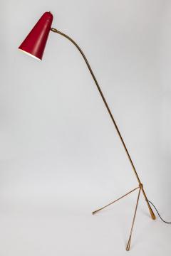  Gilardi Barzaghi Large 1950s Gilardi Barzaghi Adjustable Floor Lamp - 1133671