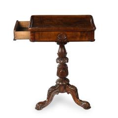  Gillows of Lancaster London A George IV highly figured oak tripod side table attributed to Gillows - 3465520
