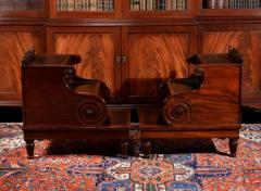  Gillows of Lancaster London A PAIR OF REGENCY MAHOGANY LIBRARY STEPS CIRCA 1815 IN THE MANNER OF GILLOWS - 1827320